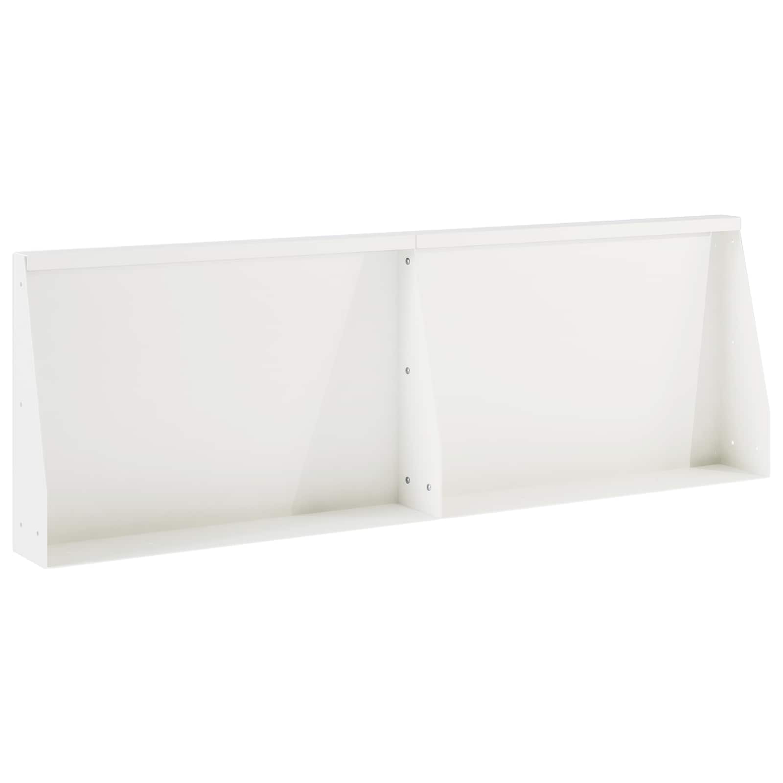 8015277_1.jpg vidaXL Oporný múr 2 ks 60 x 12 x 50 cm Oceľ Biela – Obrázok 1