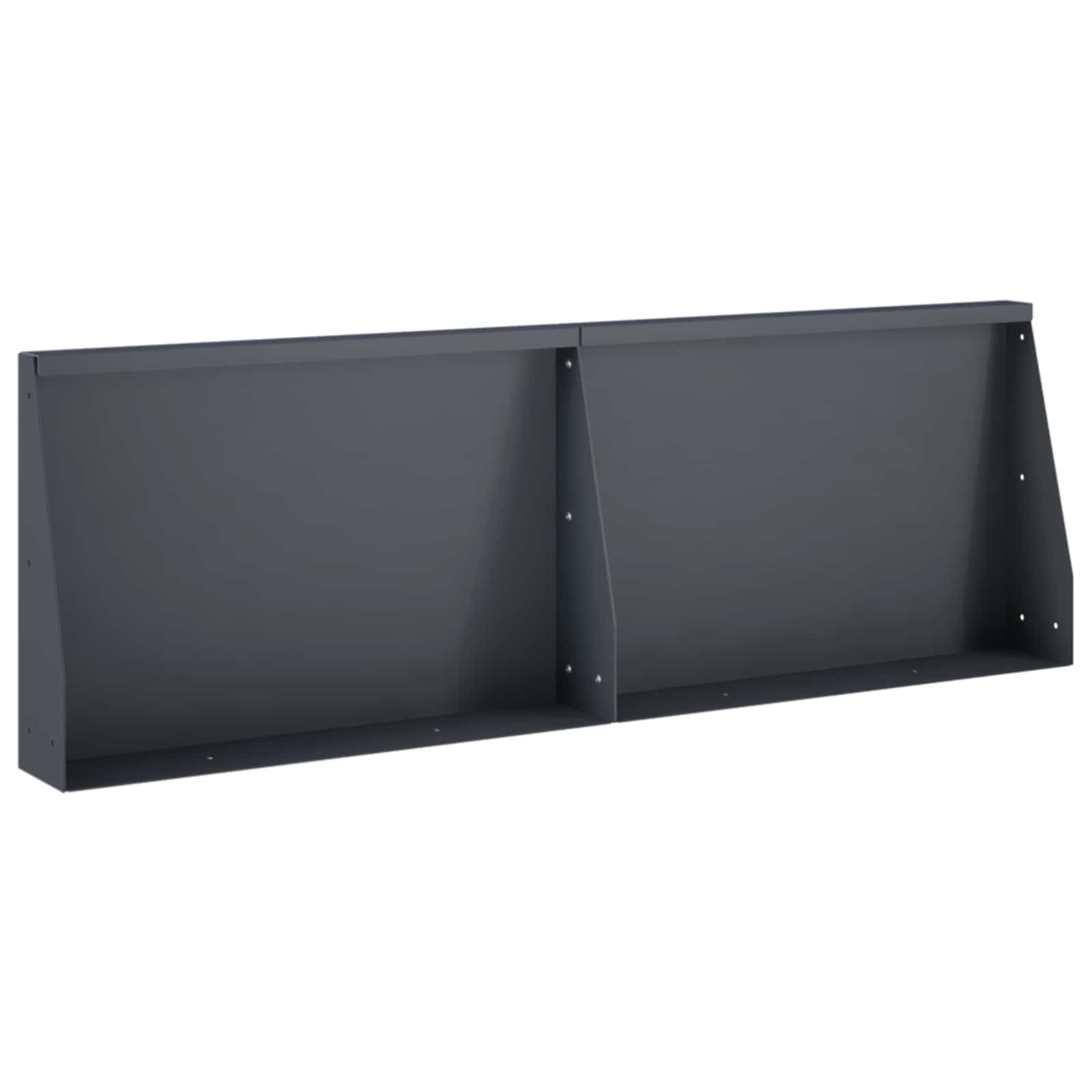 8015278_1.jpg vidaXL Oporný múr 2 ks 60 x 12 x 50 cm Oceľ Antracitová – Obrázok 1