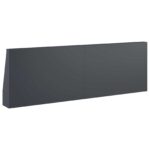 vidaXL Oporný múr 2 ks 60 x 12 x 50 cm Oceľ Antracitová – Obrázok 5