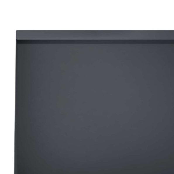 vidaXL Oporný múr 2 ks 60 x 12 x 50 cm Oceľ Antracitová – Obrázok 6