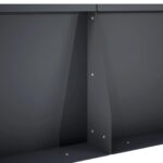 vidaXL Oporný múr 2 ks 60 x 12 x 50 cm Oceľ Antracitová – Obrázok 7