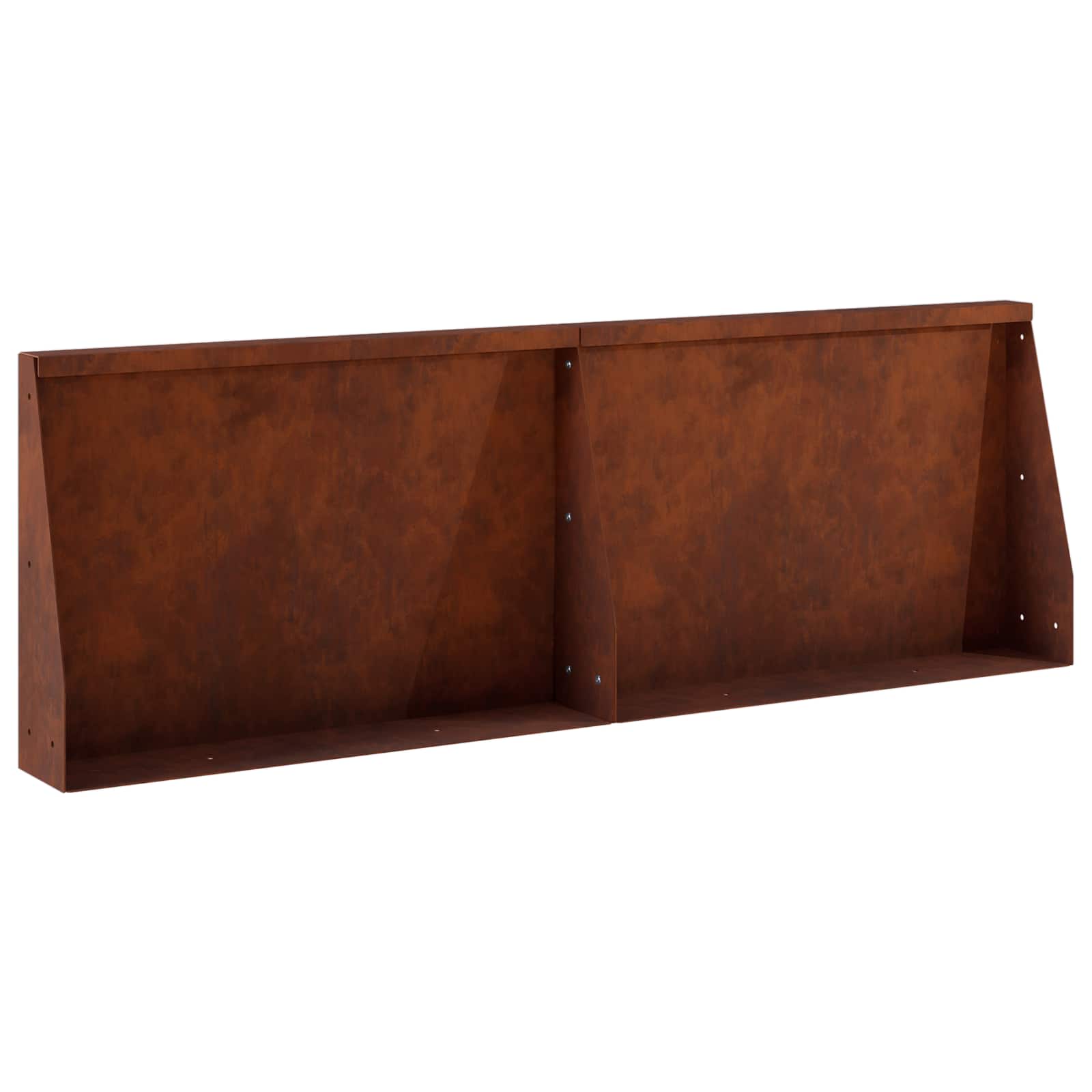 8015282_1.jpg vidaXL Oporný múr 2 ks 60 x 12 x 50 cm Poveternostne odolná oceľ – Obrázok 1