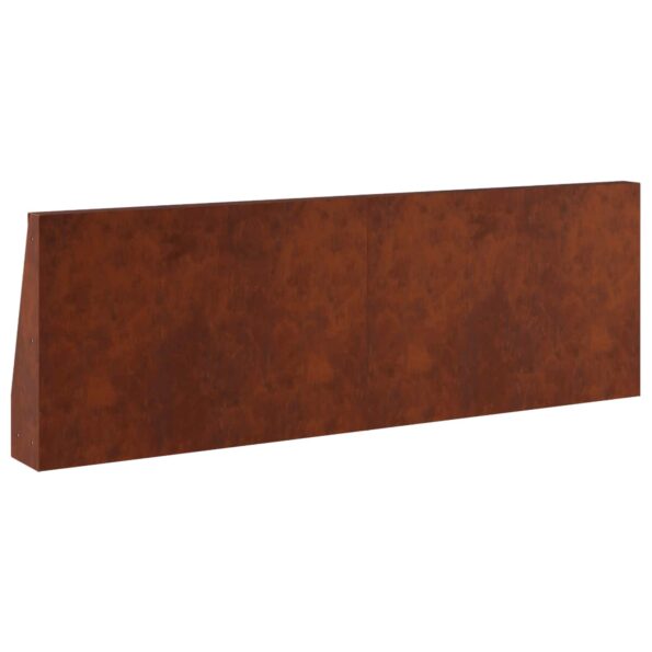 vidaXL Oporný múr 2 ks 60 x 12 x 50 cm Poveternostne odolná oceľ – Obrázok 6