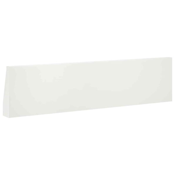 vidaXL Oporný múr 2 ks 80 x 12 x 30 cm Oceľ Biela – Obrázok 5