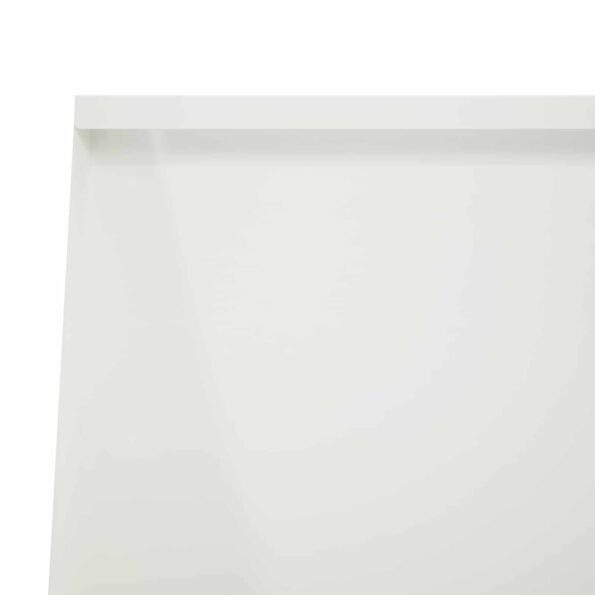 vidaXL Oporný múr 2 ks 80 x 12 x 30 cm Oceľ Biela – Obrázok 6