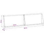 vidaXL Oporný múr 2 ks 80 x 12 x 30 cm Nehrdzavejúca oceľ Strieborná – Obrázok 8