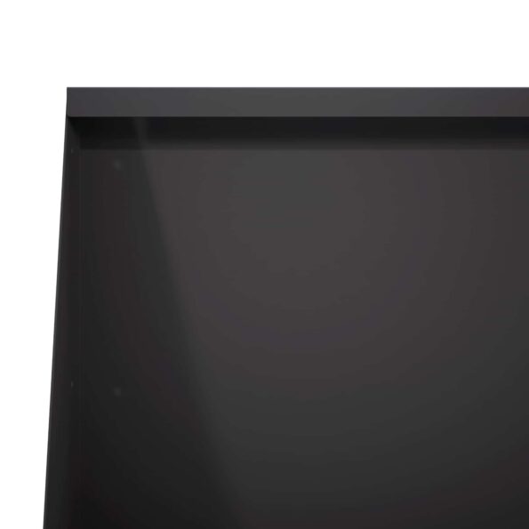 vidaXL Oporný múr 2 ks 80 x 12 x 40 cm Oceľ Čierna – Obrázok 6