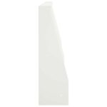 vidaXL Oporný múr 2 ks 80 x 12 x 40 cm Oceľ Biela – Obrázok 4