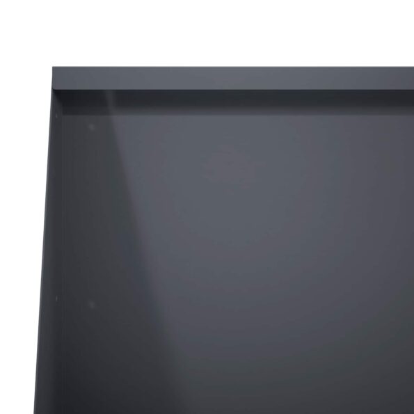 vidaXL Oporný múr 2 ks 80 x 12 x 40 cm Oceľ Antracitová – Obrázok 6