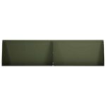 vidaXL Oporný múr 2 ks 80 x 12 x 40 cm Oceľ Olivovo zelená – Obrázok 3