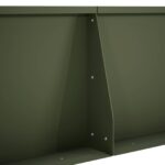 vidaXL Oporný múr 2 ks 80 x 12 x 40 cm Oceľ Olivovo zelená – Obrázok 7