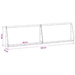 vidaXL Oporný múr 2 ks 80 x 12 x 50 cm Oceľ Biela – Obrázok 8