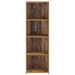 vidaXL Highboard Staré drevo 40 x 41 x 124 cm Kompozitné drevo – Obrázok 4