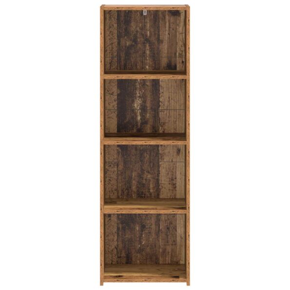 vidaXL Highboard Staré drevo 40 x 41 x 124 cm Kompozitné drevo – Obrázok 4