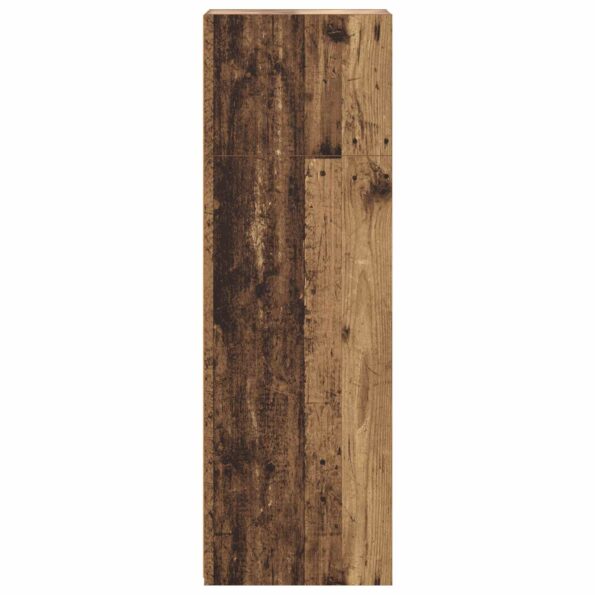 vidaXL Highboard Staré drevo 40 x 41 x 124 cm Kompozitné drevo – Obrázok 5