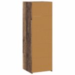 vidaXL Highboard Staré drevo 40 x 41 x 124 cm Kompozitné drevo – Obrázok 6