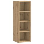 vidaXL Highboard Dub artisan 40 x 41 x 124 cm Kompozitné drevo – Obrázok 2