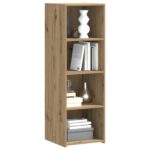 vidaXL Highboard Dub artisan 40 x 41 x 124 cm Kompozitné drevo – Obrázok 3
