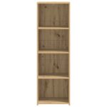 vidaXL Highboard Dub artisan 40 x 41 x 124 cm Kompozitné drevo – Obrázok 4