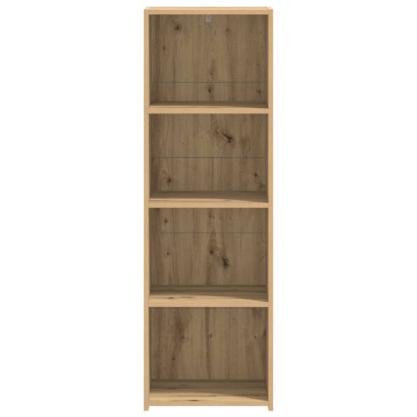 vidaXL Highboard Dub artisan 40 x 41 x 124 cm Kompozitné drevo – Obrázok 4