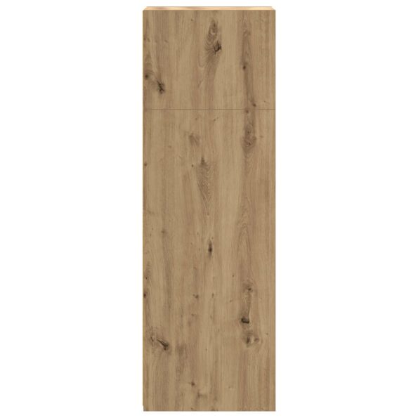 vidaXL Highboard Dub artisan 40 x 41 x 124 cm Kompozitné drevo – Obrázok 5