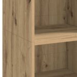 vidaXL Highboard Dub artisan 40 x 41 x 124 cm Kompozitné drevo – Obrázok 7