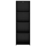 vidaXL Highboard Čierny dub 40 x 41 x 124 cm Kompozitné drevo – Obrázok 4