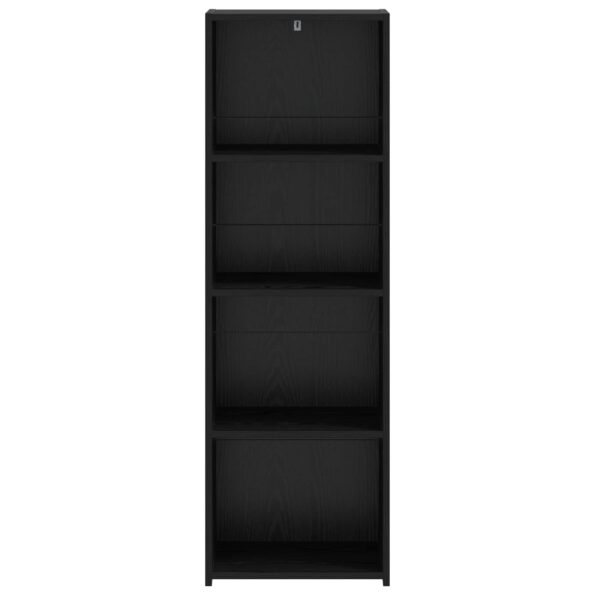 vidaXL Highboard Čierny dub 40 x 41 x 124 cm Kompozitné drevo – Obrázok 4