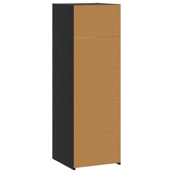 vidaXL Highboard Čierny dub 40 x 41 x 124 cm Kompozitné drevo – Obrázok 6