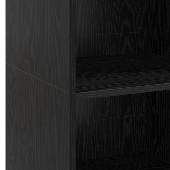 vidaXL Highboard Čierny dub 40 x 41 x 124 cm Kompozitné drevo – Obrázok 7