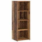 vidaXL Highboard Staré drevo 45 x 41 x 124 cm Kompozitné drevo – Obrázok 2
