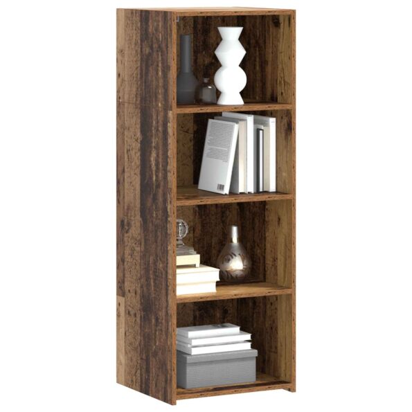 vidaXL Highboard Staré drevo 45 x 41 x 124 cm Kompozitné drevo – Obrázok 3