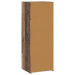 vidaXL Highboard Staré drevo 45 x 41 x 124 cm Kompozitné drevo – Obrázok 6