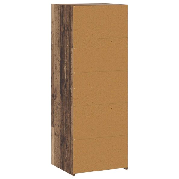 vidaXL Highboard Staré drevo 45 x 41 x 124 cm Kompozitné drevo – Obrázok 6