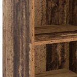 vidaXL Highboard Staré drevo 45 x 41 x 124 cm Kompozitné drevo – Obrázok 7
