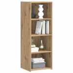 vidaXL Highboard Dub artisan 45 x 41 x 124 cm Kompozitné drevo – Obrázok 3