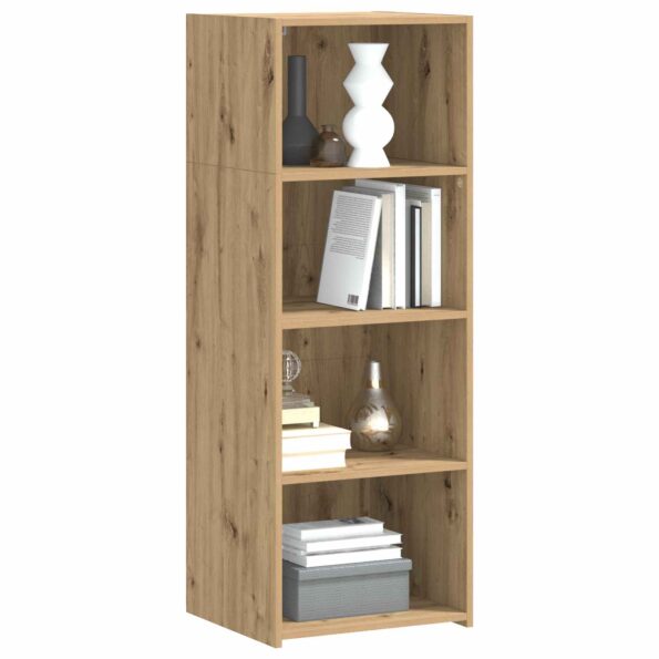 vidaXL Highboard Dub artisan 45 x 41 x 124 cm Kompozitné drevo – Obrázok 3