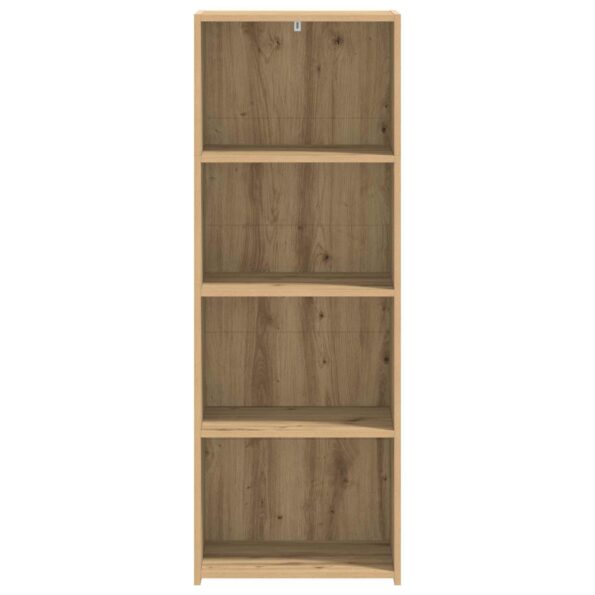 vidaXL Highboard Dub artisan 45 x 41 x 124 cm Kompozitné drevo – Obrázok 4