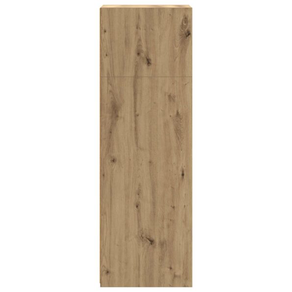 vidaXL Highboard Dub artisan 45 x 41 x 124 cm Kompozitné drevo – Obrázok 5