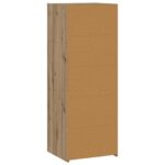 vidaXL Highboard Dub artisan 45 x 41 x 124 cm Kompozitné drevo – Obrázok 6