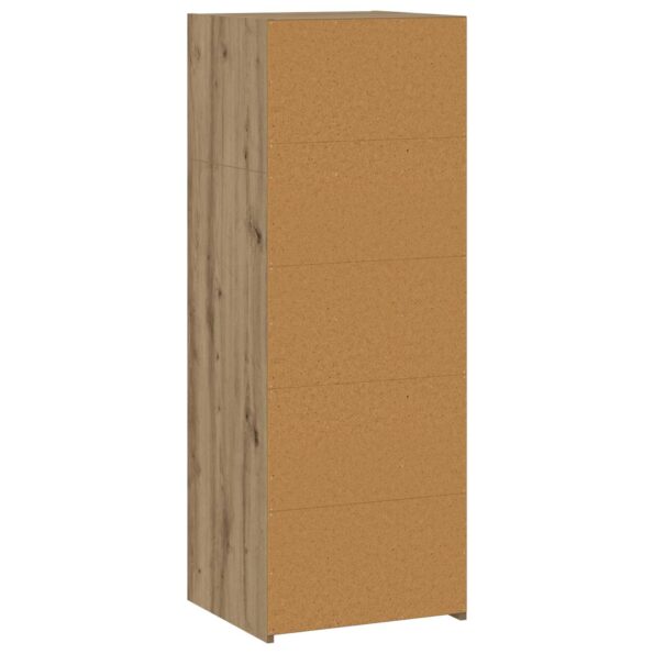 vidaXL Highboard Dub artisan 45 x 41 x 124 cm Kompozitné drevo – Obrázok 6