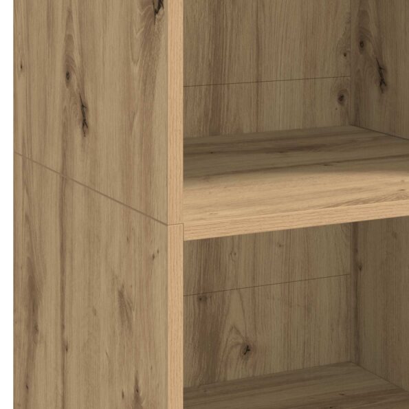vidaXL Highboard Dub artisan 45 x 41 x 124 cm Kompozitné drevo – Obrázok 7