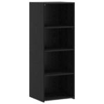 vidaXL Highboard Čierny dub 45 x 41 x 124 cm Kompozitné drevo – Obrázok 2
