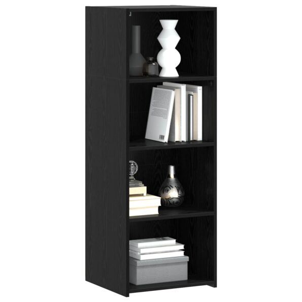 vidaXL Highboard Čierny dub 45 x 41 x 124 cm Kompozitné drevo – Obrázok 3