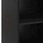 vidaXL Highboard Čierny dub 45 x 41 x 124 cm Kompozitné drevo – Obrázok 7