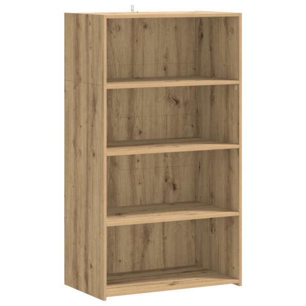 vidaXL Highboard Dub artisan 70 x 41 x 124 cm Kompozitné drevo – Obrázok 2
