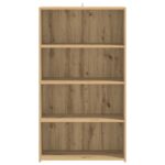 vidaXL Highboard Dub artisan 70 x 41 x 124 cm Kompozitné drevo – Obrázok 4
