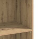 vidaXL Highboard Dub artisan 70 x 41 x 124 cm Kompozitné drevo – Obrázok 7