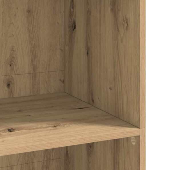 vidaXL Highboard Dub artisan 70 x 41 x 124 cm Kompozitné drevo – Obrázok 7