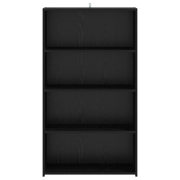 vidaXL Highboard Čierny dub 70 x 41 x 124 cm Kompozitné drevo – Obrázok 4